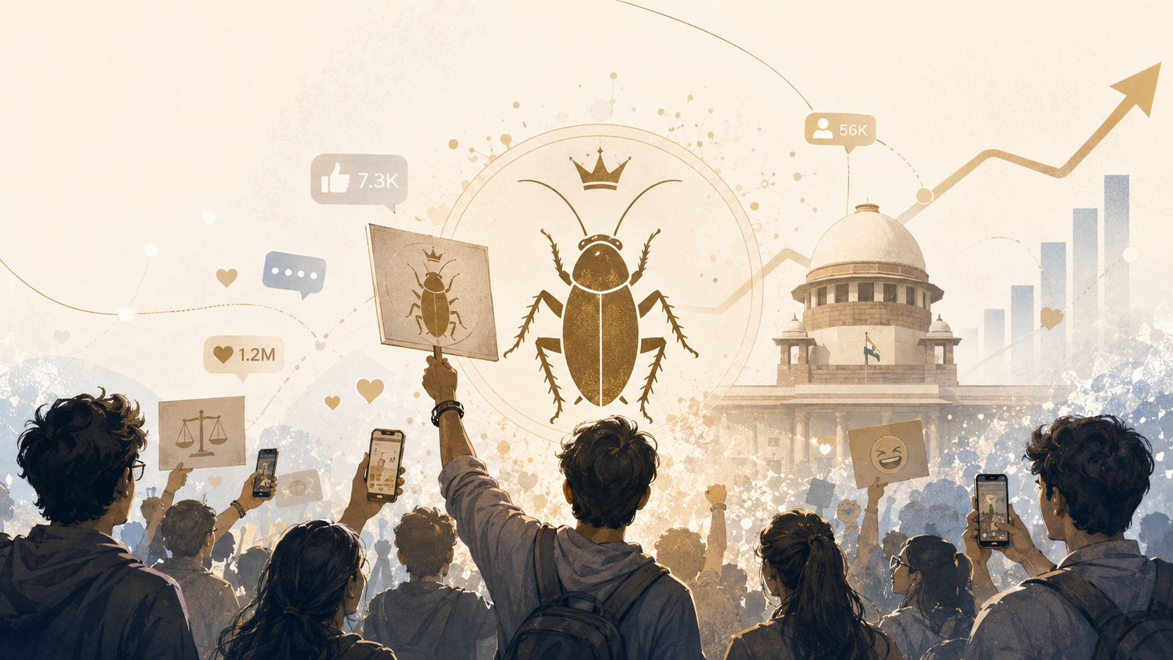 Cockroach' Protest Party Is Growing Among India’s Youth